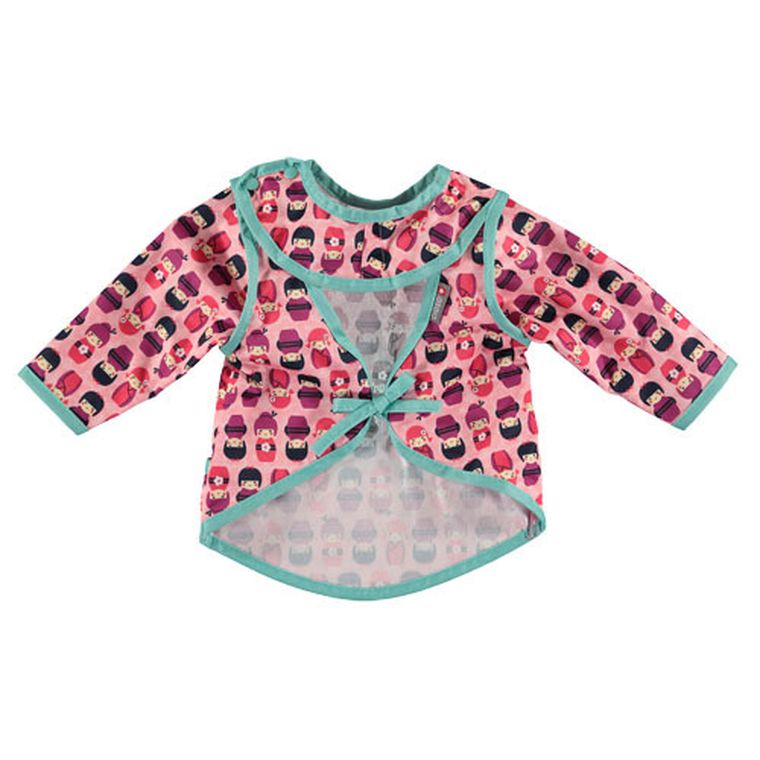 Close, śliniak z rękawkami, Kokeshi Doll, 6-18 miesięcy