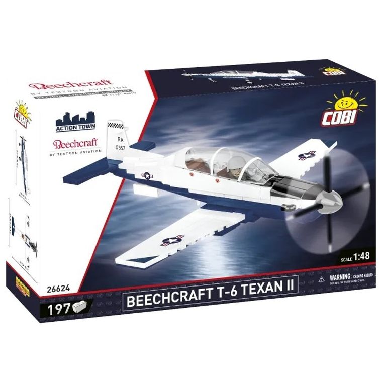 Cobi, Action Town, Beechcraft T-6 Texan II, klocki, 197 elementów