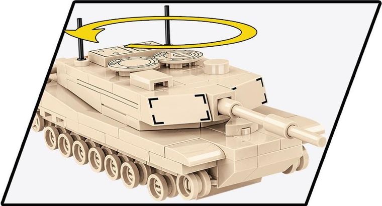 Cobi, Armed Forces, Abrams M1A2, klocki, 1:72, 174 elementy