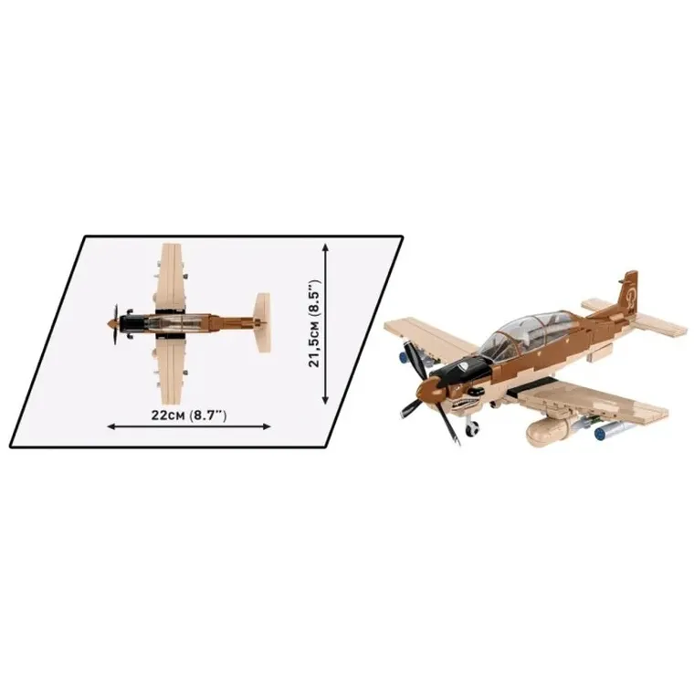 Cobi, Armed Forces, Beechcraft AT-6 Wolverine, klocki, 263 elementy