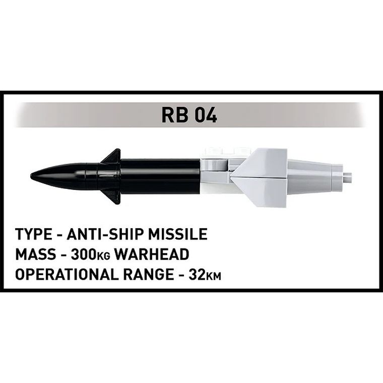 Cobi, Armed Forces, SAAB AJ 37 Viggen, klocki, 1:48, 881 elementów