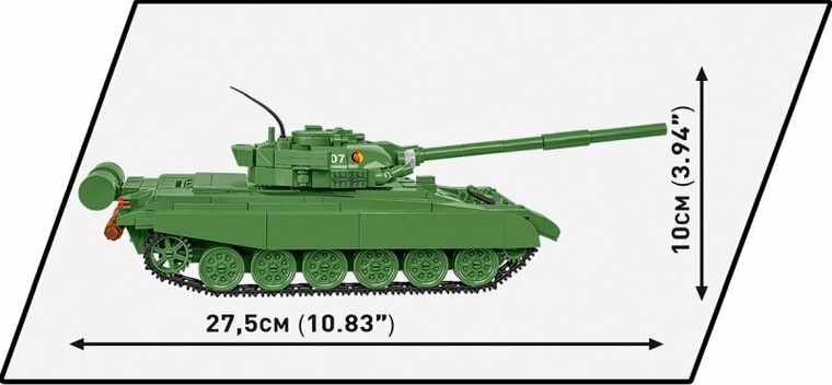 Cobi, Armed Forces, T-72 East Germany/Soviet, 1:35, klocki, 680 elementów