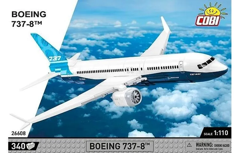 Cobi, Boeing 737-8, klocki, 340 elementów