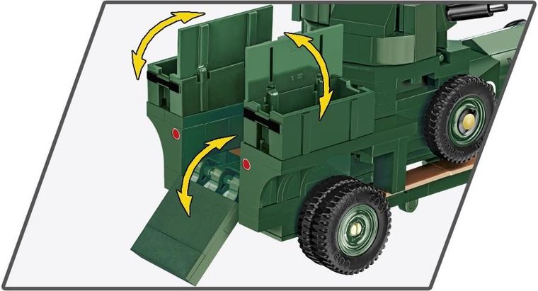 Cobi, Historical Collection, Great War, Rolls-Royce Armoured Car 1920 Pattern MK I, klocki, 267 elementów