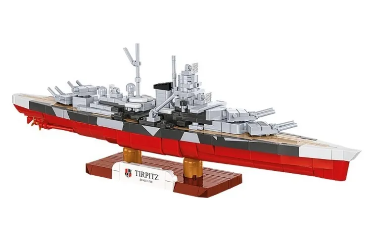 Cobi, Historical Collection, WWII, Battleship Tirpitz, klocki, 1:700, 593 elementy