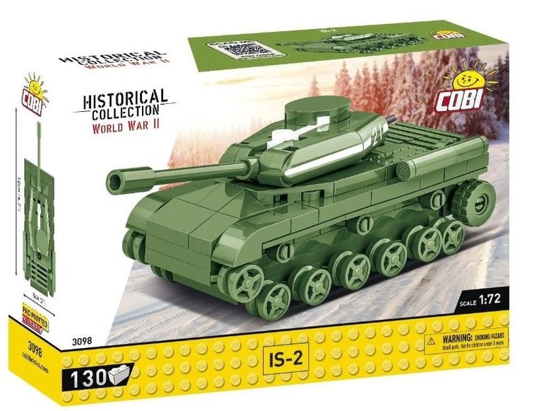 Cobi, Historical Collection WWII, czołg IS-2, klocki, 130 elementów