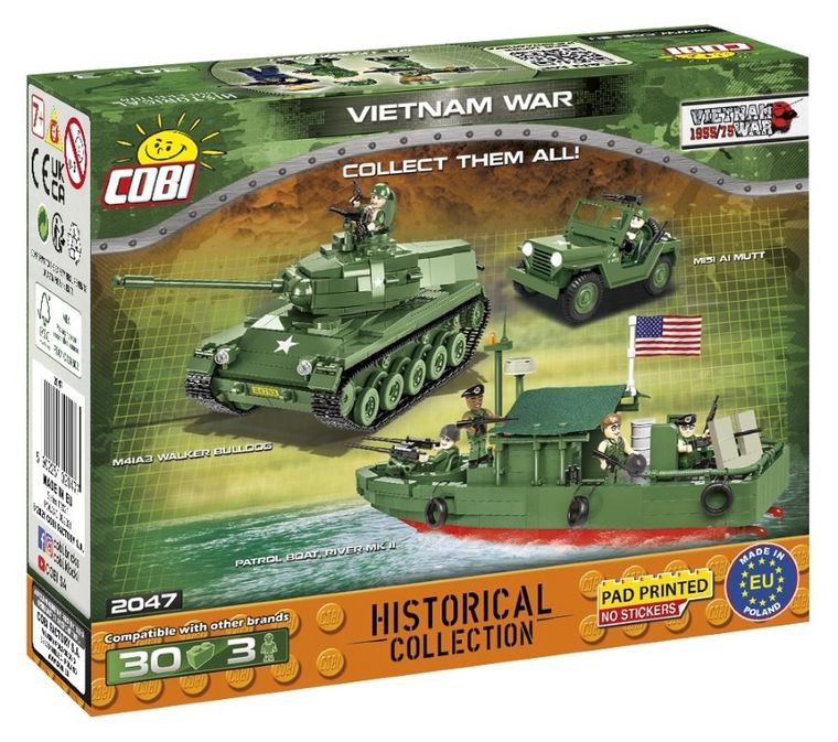 Cobi, Historical Collection WWII, figurki Wojna w Wietnamie, 30 klocków
