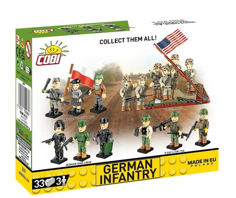 Cobi, Historical Collection WWII, German Infantry, klocki, 33 elementy
