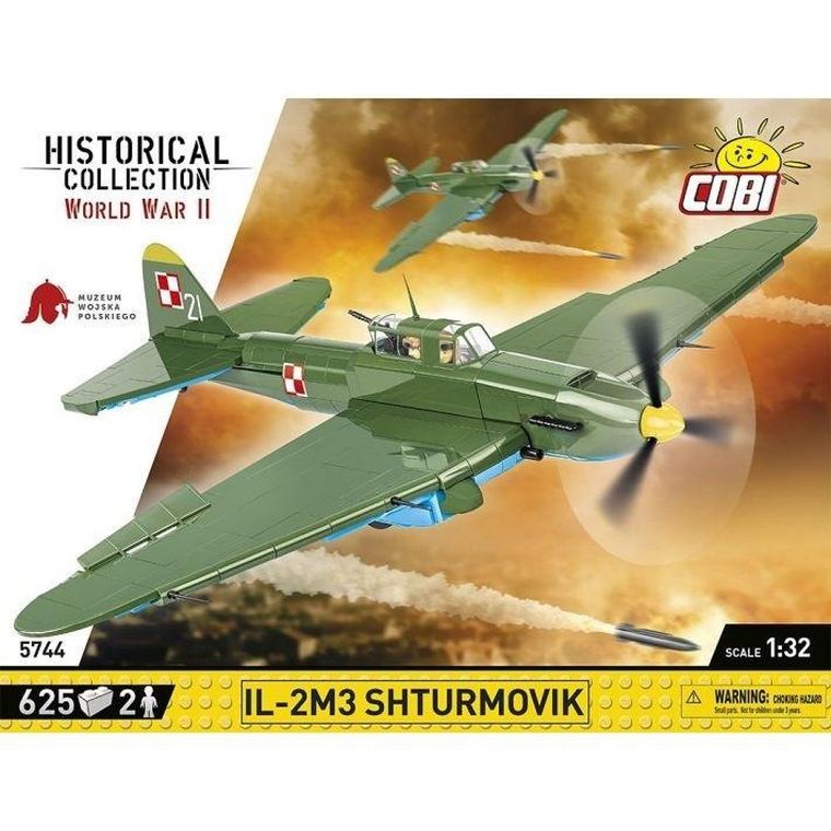 Cobi, Historical Collection, WWII, IL-2M3 Shturmovik, 625 klocków, 2576