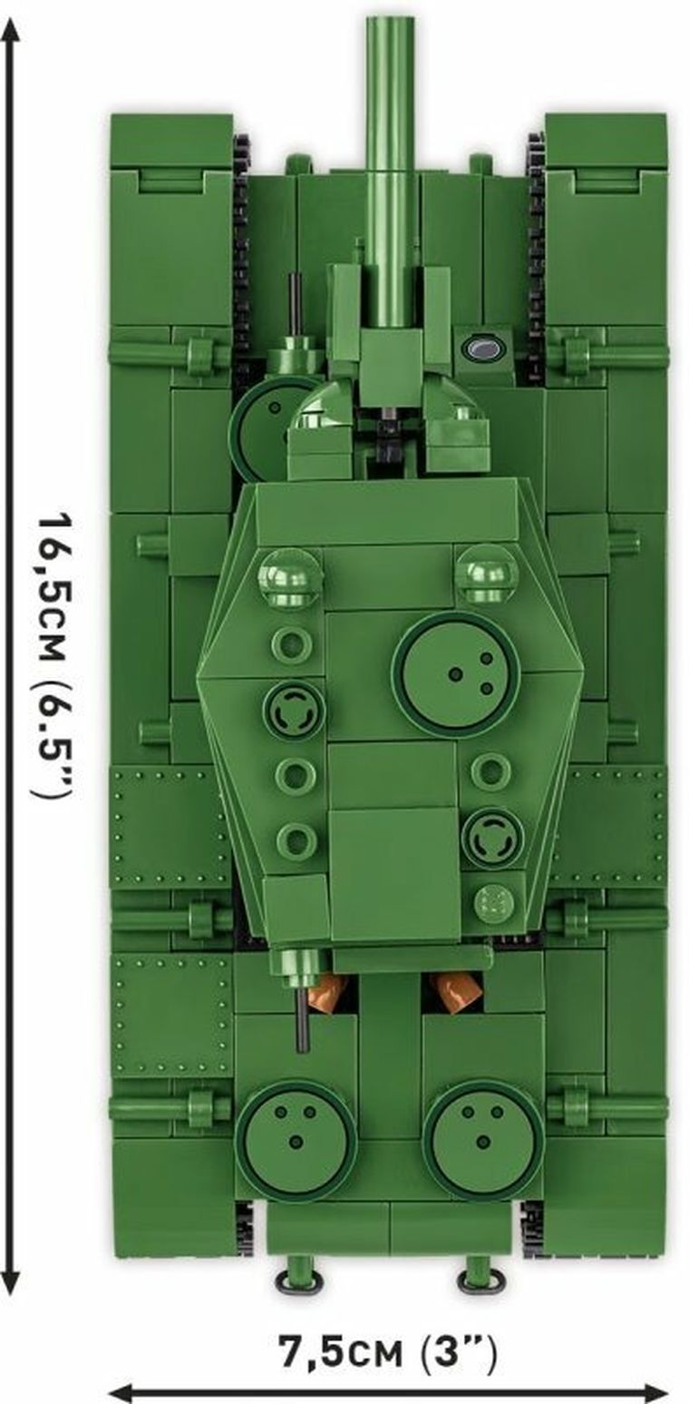 Cobi, Historical Collection, WWII, KV-2, 1:48, klocki, 510 elementów
