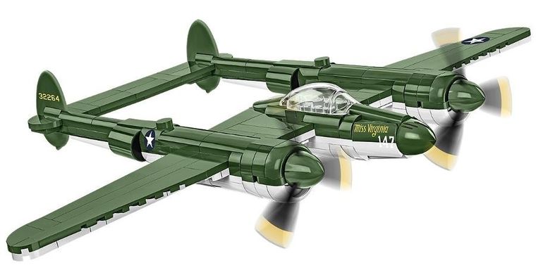 Cobi, Historical Collection WWII, Lockheed P-38 Lightning, klocki, 332 elementy