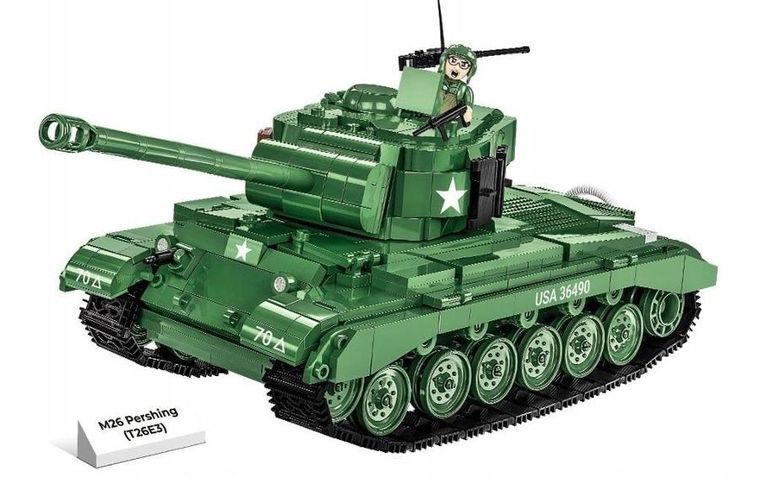 Cobi, Historical Collection WWII, M26 Pershing T26E3, klocki, 904 elementy