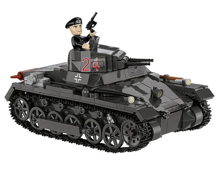 Cobi, Historical Collection, WWII, Panzer I Ausf.B., klocki, 1:28, 654 elementów