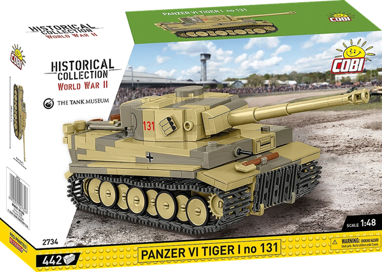 Cobi, Historical Collection WWII, Panzer VI Tiger I No. 131, klocki, 442 elementy