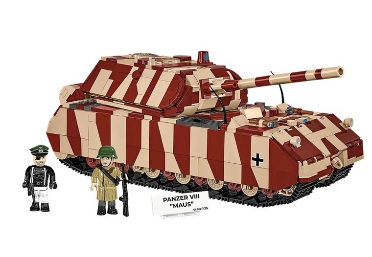 Cobi, Historical Collection WWII, Panzerkampfwagen VIII Maus, klocki, 1353 elementy