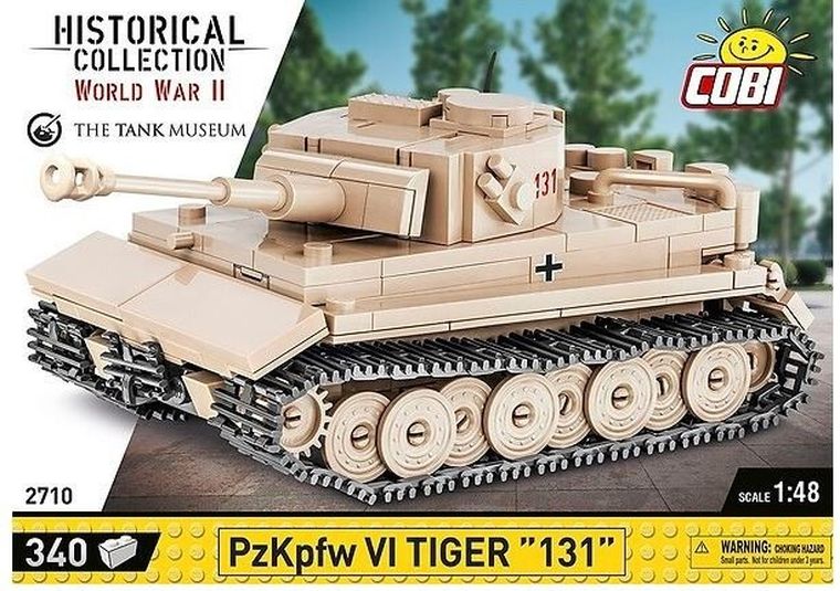 Cobi, Historical Collection WWII, PzKpfw VI Tiger 131, klocki, 340 elementów