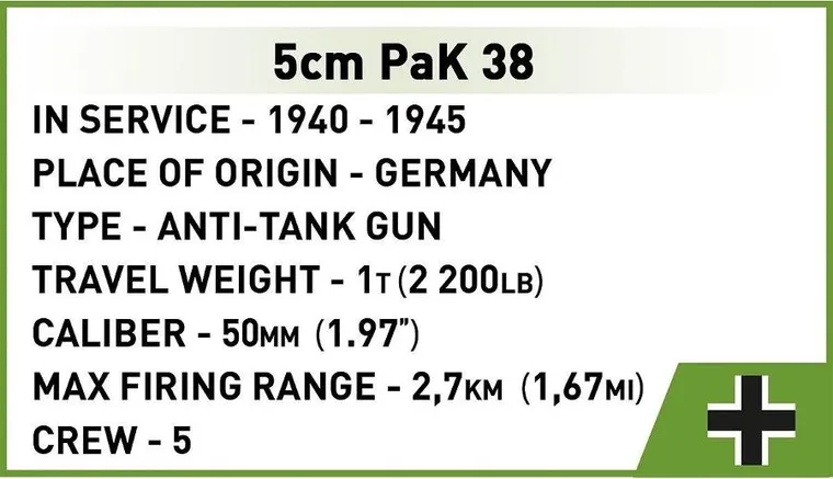 Cobi, Historical Collection WWII, Sd.Kfz. 139 Marder III, czołg, 1:35, klocki, 486 elementów