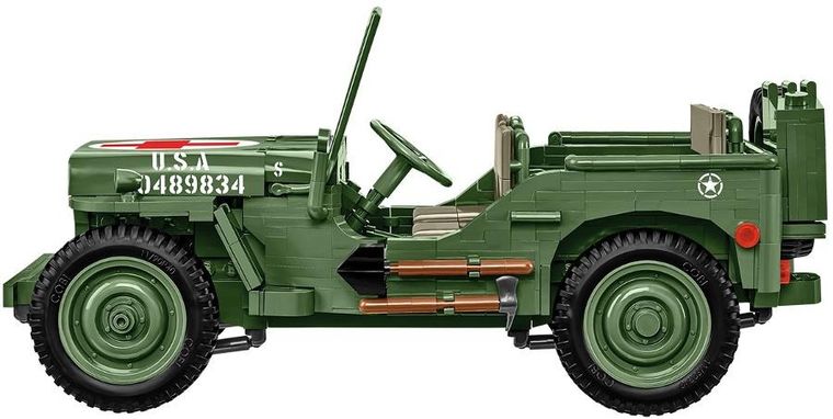 Cobi, Historical Collection WWII, Willys MB (Medical), klocki, 1131 elementów