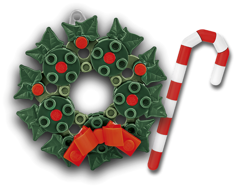 Cobi, klockowe ozdoby choinkowe, klocki, 51 elementów