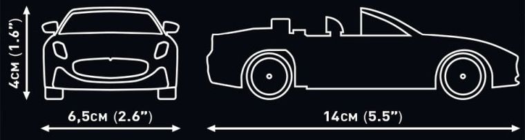 Cobi, Maserati GranCabrio, klocki, 97 elementów