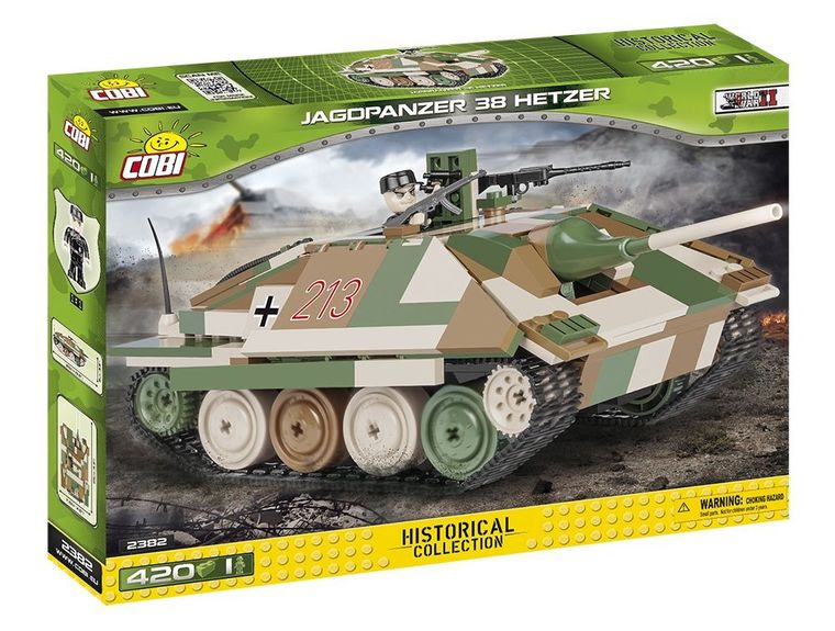 Cobi, Small Army, Jagdpanzer 38 (T) Hetzer, klocki, 420 elementów