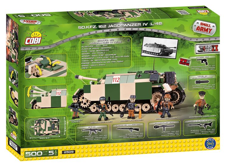 Cobi, Small Army, Jagdpanzer IV, klocki, 500 elementów