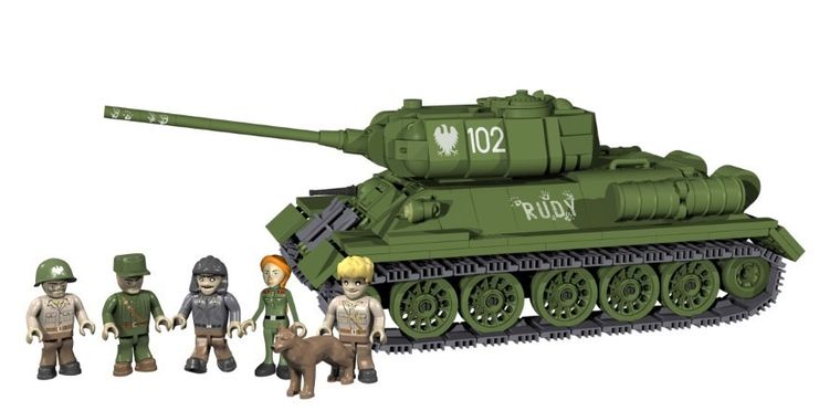 Cobi Rudy Cobi, Small Army, T-34-85 Rudy 102, 530 elementów - smyk.com