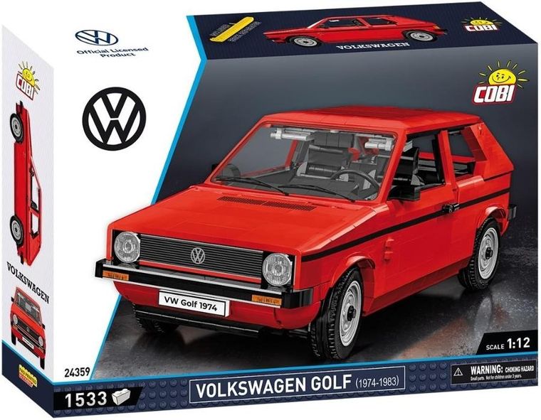 Cobi, Volkswagen Golf (1974-1983), klocki, 1533 elementów