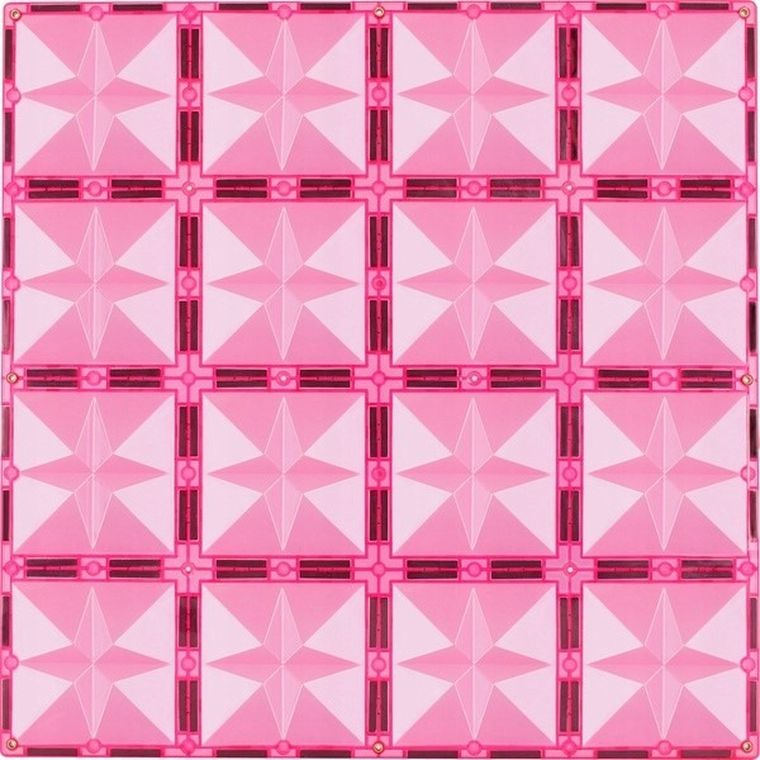 Coblo, klocki magnetyczne, 2 płyty, różowe, 30-30 cm