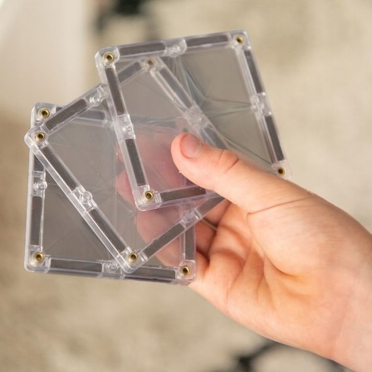 Coblo, magnetyczne klocki konstrukcyjne, Transparent, 20 elementów