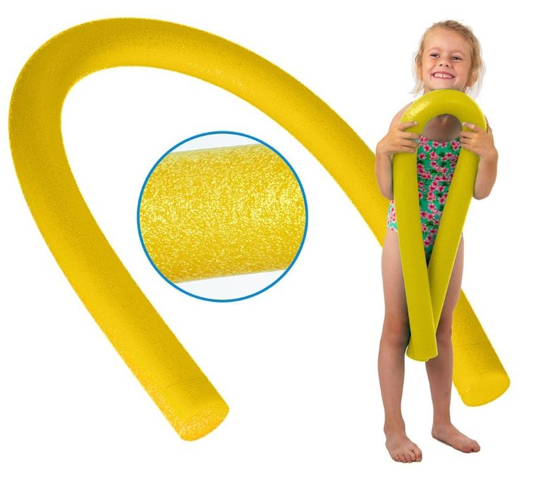 Comfy, noodle, makaron do nauki pływania, żółty