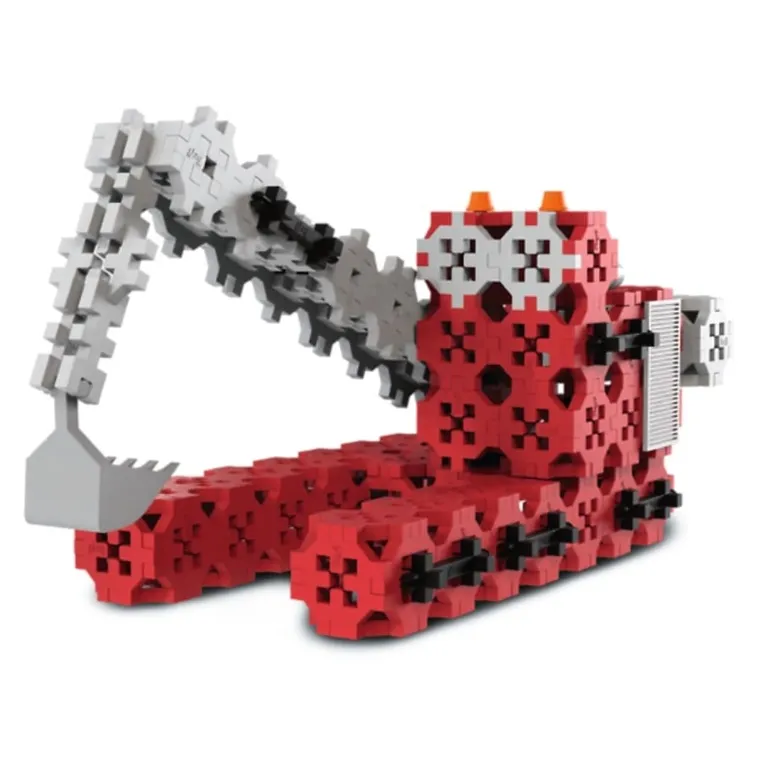 Connect, 2w1, Straż Pożarna, Koparka gąsienicowa, klocki konstrukcyjne, 241 elementów, 61972
