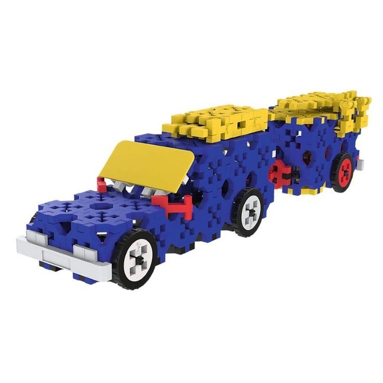 Connect, 3w1, Pojazdy budowlane, SUV z przyczepą, klocki konstrukcyjne, 236 elementów, 61979