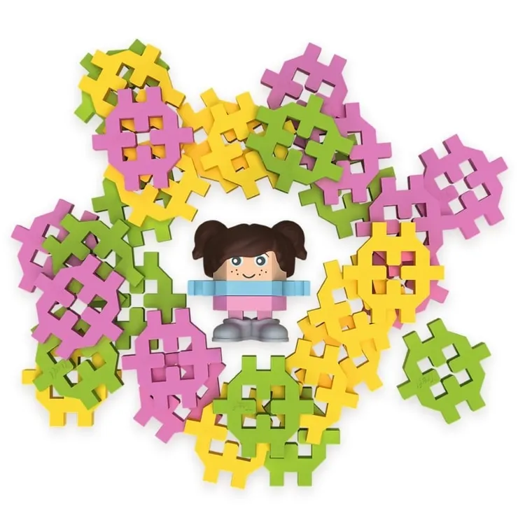 Connect, Pocket Girl, Bea, klocki konstrukcyjne z figurką, 35 elementów, 62004