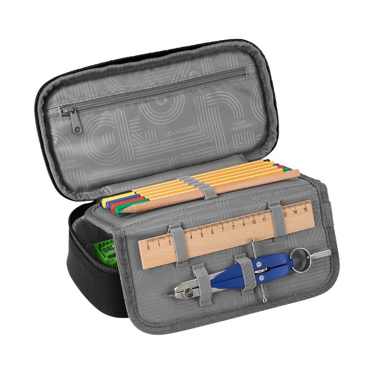 Coocazoo, piórnik, owalny, rozkładany, Blazing Fire