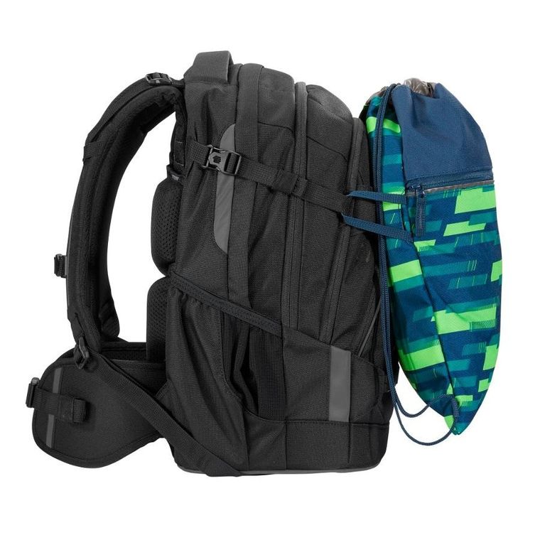 Coocazoo, worek sportowy, Lime Stripe