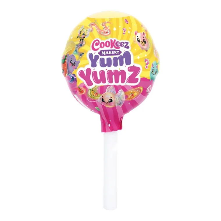 Cookeez Makery, Pachnące Lizaki, Yum Yummz, maskotka w lizaku