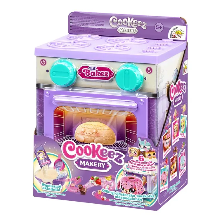 Cookeez Makery, Pieczone Ciasteczka, pachnąca maskotka z piekarnikiem