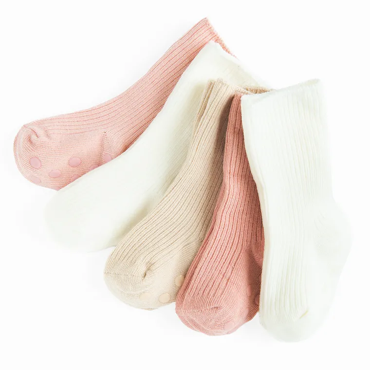 Cool Club, Antypoślizgowe skarpetki dziewczęce, mix, zestaw, 5 szt.