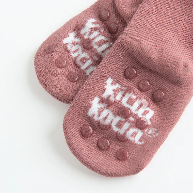 Cool Club, Antypoślizgowe skarpetki dziewczęce, różowe, Kicia Kocia