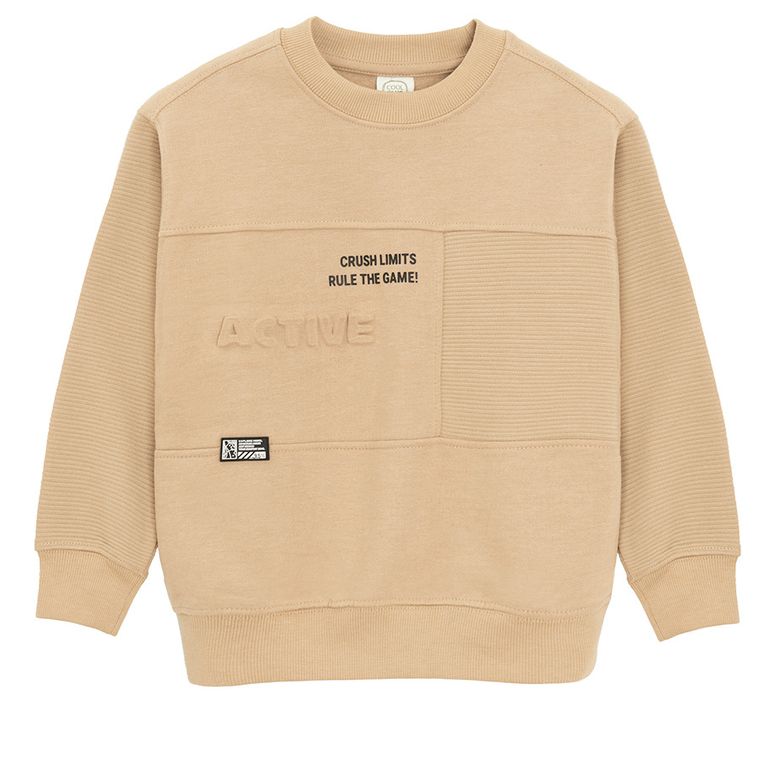 Cool Club, Bluza chłopięca, beżowa