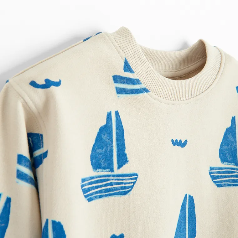 Cool Club, Bluza chłopięca, beżowa