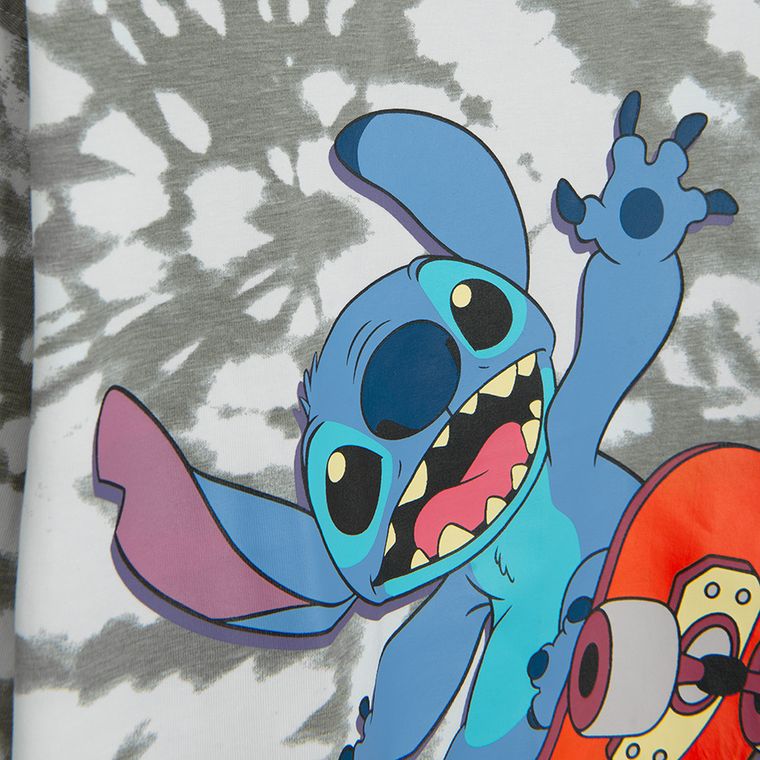 Cool Club, Bluza chłopięca, cienka, biało-szara, Lilo i Stitch