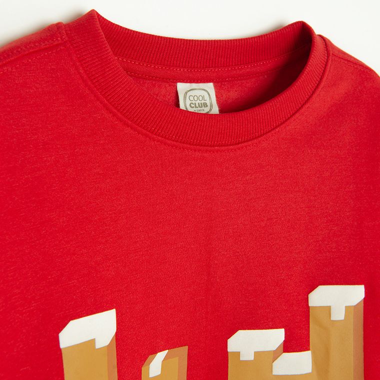 Cool Club, Bluza chłopięca, czerwona