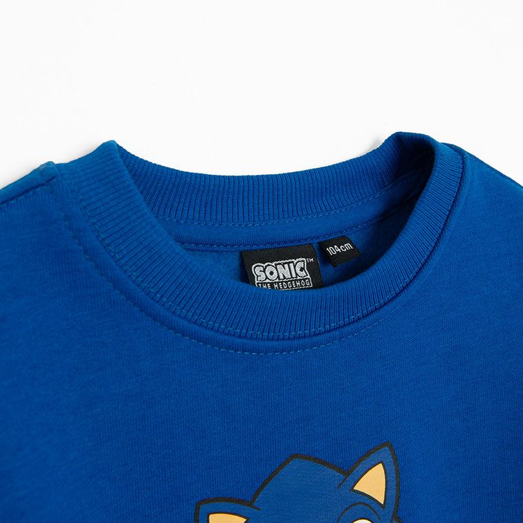 Cool Club, Bluza chłopięca, granatowa, Sonic the Hedgehog