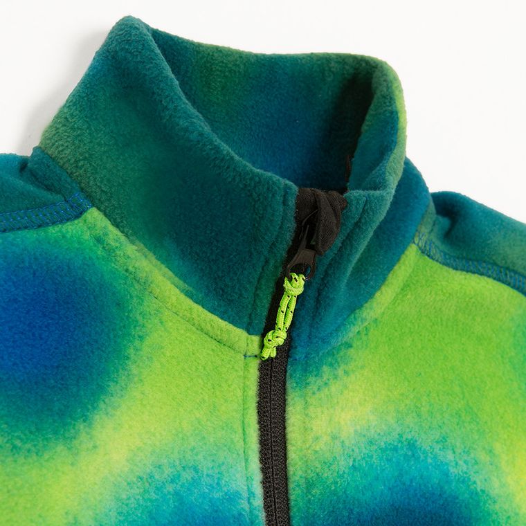 Cool Club, Bluza chłopięca, rozpinana, polarowa, zielona