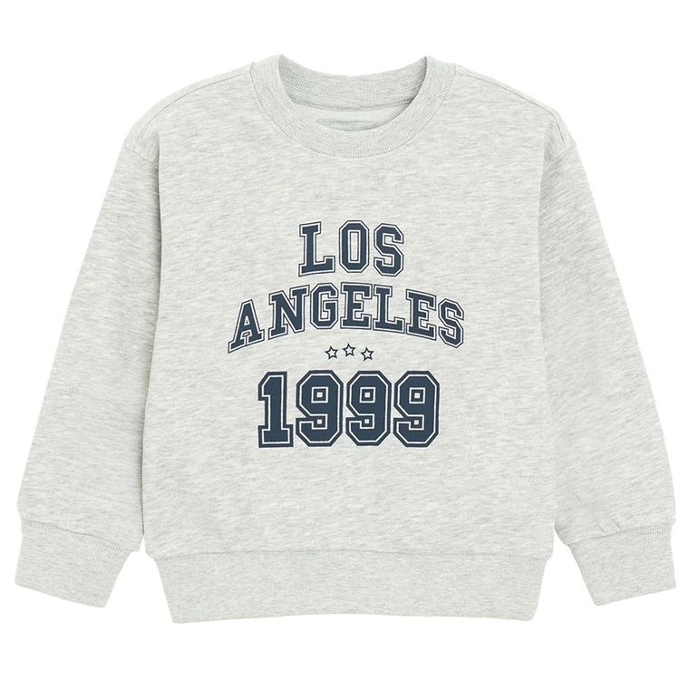 Cool Club, Bluza chłopięca, szara melanż