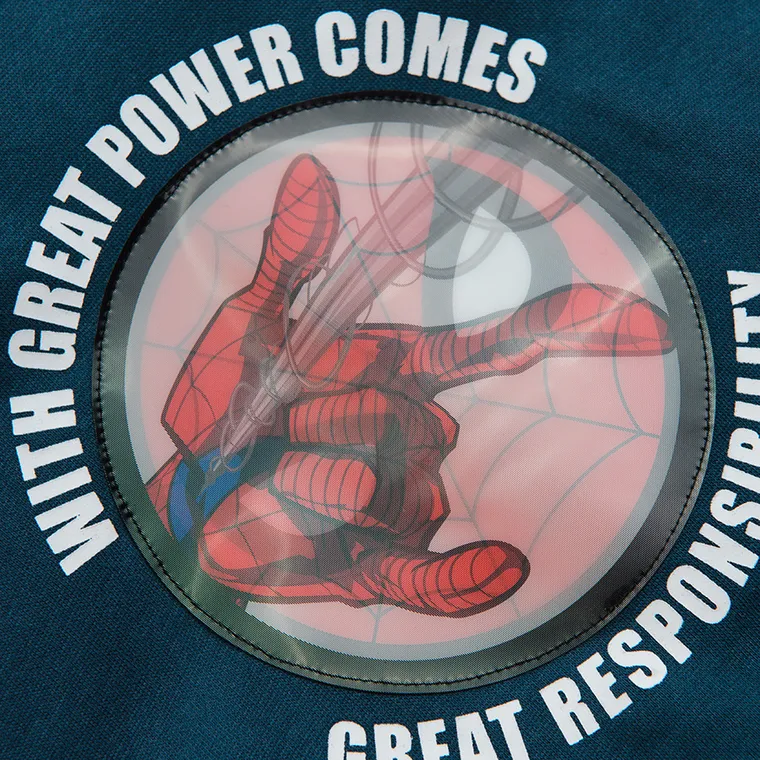 Cool Club, Bluza chłopięca z kapturem, granatowa, Spider-Man