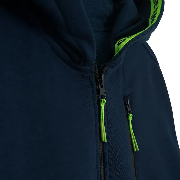 Cool Club, Bluza chłopięca z kapturem, rozpinana, ocieplana, granatowa