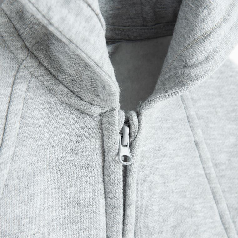 Cool Club, Bluza chłopięca z kapturem, rozpinana, szara
